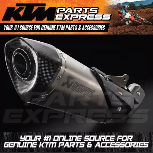 NEW KTM AKRAPOVIC SLIP ON LINE EXHAUST SILENCER 790 DUKE 2018-2022 64105979100