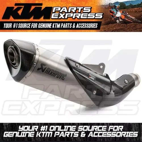 NEW KTM AKRAPOVIC SLIP ON LINE EXHAUST SILENCER 790 DUKE 2018-2022 64105979100