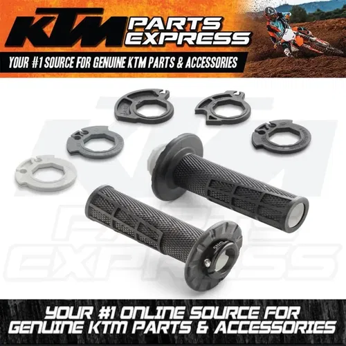 NE KTM GAS GAS BLACK LOCK-ON GRIPT SET 125 XC 250 SXF XC XCF  A46002921500C1