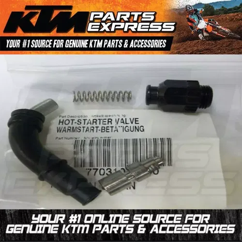 NEW OEM KTM HOT-STARTER VALVE 250 450 505 SX-F XC-F 2005-2012 77031075000