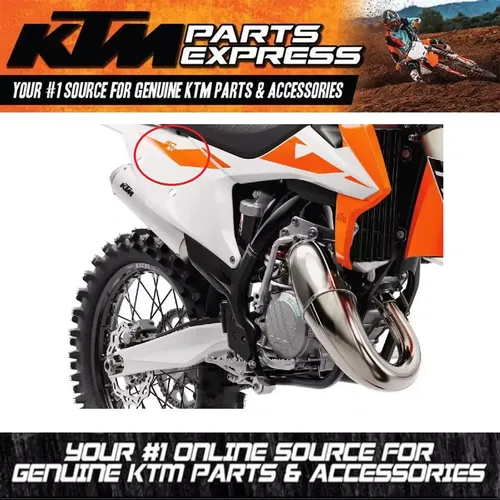 NEW  OEM KTM DECAL SET 125 SX 2019 FOR AIR BOX COVER LEFT & RIGHT 79108098001