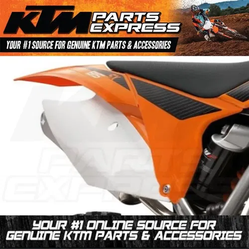 NEW OEM KTM FILTER BOX PART REAR WHITE 85 SX 19/16 17/14 2013-17 4710600105228