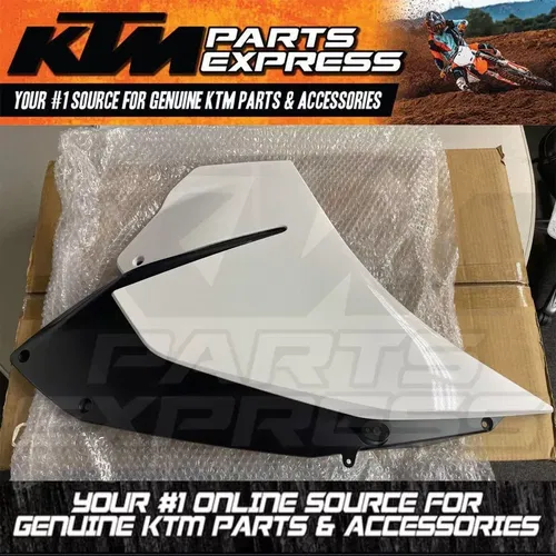 NEW OEM KTM SIDE FAIRING CPL US RC 390 WHITE CUP USA 2015-2016 9080855004428
