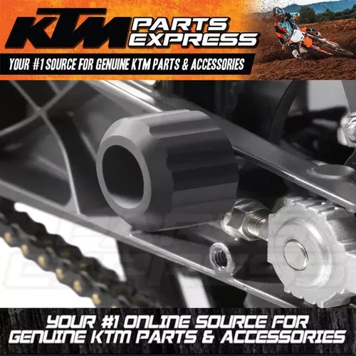 NEW OEM KTM BLACK CRASH PADS REAR 790 890 1190 RC8R DUKE ADVENTURE 61310945000