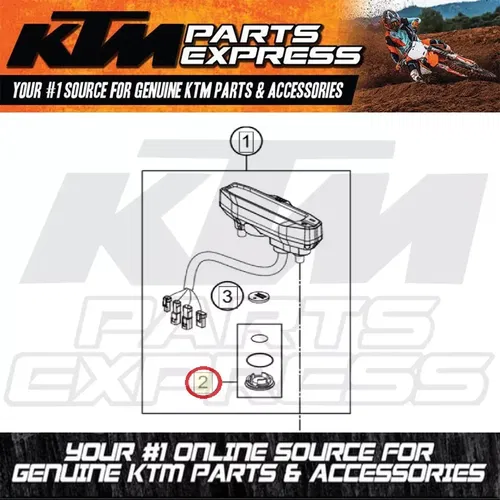 NEW OEM KTM BATTERY COVER FOR SPEEDOMETER XCW EXCF XCFW EXC XWF 77714069010