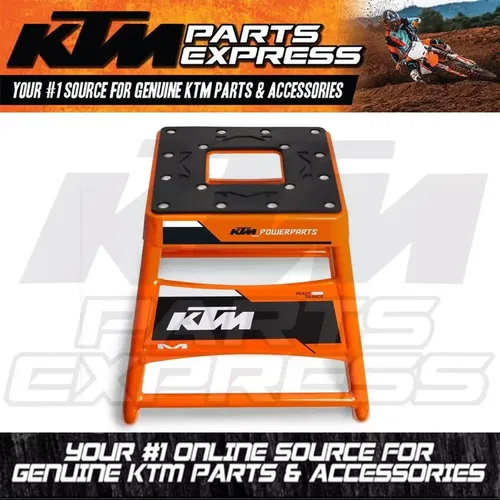 NEW OEM KTM MATRIX ALUMINUM A2 BIKE STAND 440 MM HEIGHT FITMENTS IN DESCRIPTION