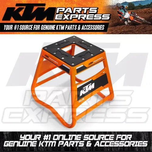 NEW OEM KTM MATRIX ALUMINUM A2 BIKE STAND 440 MM HEIGHT FITMENTS IN DESCRIPTION