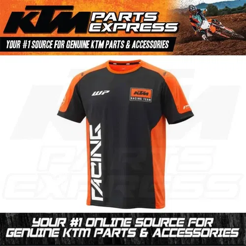 NEW KTM BLACK/ORANGE RACING TEAM T-SHIRT SIZE LARGE 3PW240004104