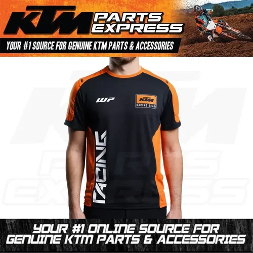 NEW KTM BLACK/ORANGE RACING TEAM T-SHIRT SIZE LARGE 3PW240004104