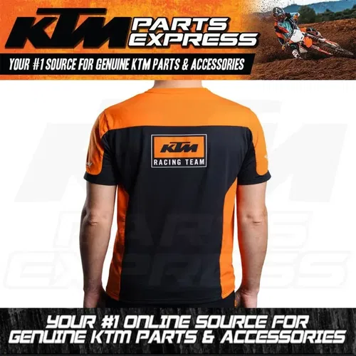 NEW KTM BLACK/ORANGE RACING TEAM T-SHIRT SIZE LARGE 3PW240004104