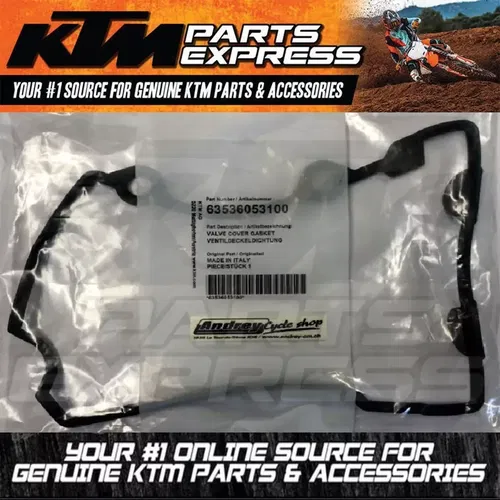 NEW OEM KTM VALVE COVER SEAL 790 890 ADVENTURE R DUKE R 2019 - 2023 63536053100