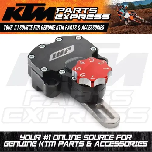 NEW OEM GAS GAS WP STEERING DAMPER BLACK/RED EC EX 250 300 2023 A54012905000FAA