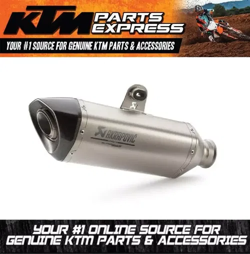 NEW KTM AKRAPOVIC SLIP ON LINE EXHAUST 1290 SUPER DUKE R / GT 61405979100