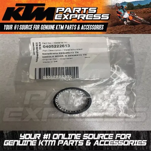 NEW OEM KTM NEEDLE BEARING K 22X26X13 250 350 450 500 525 690 950 990 0405222613