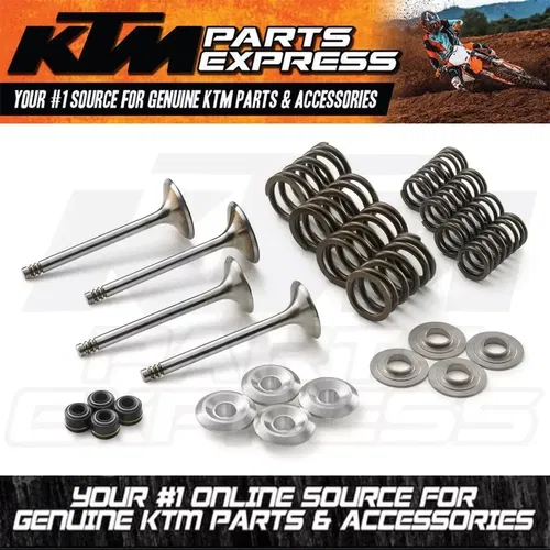 NEW OEM KTM VALVE KIT 350 XCF-W 2012-2016 350 EXC-F 2012-2016 77536030010