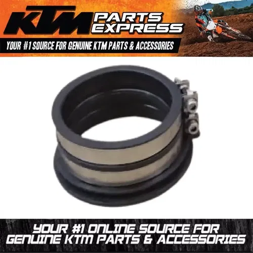 NEW OEM KTM RUBBER SLEEVE INTAKE FLANGE & CLAMPS 1190 RC8 R 2009 - 2015