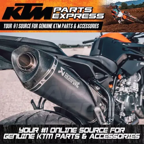 NEW KTM TITANIUM AKRAPOVIC SLIP-ON LINE PLUG/PLAY 890 DUKE R  2024 6360597910033