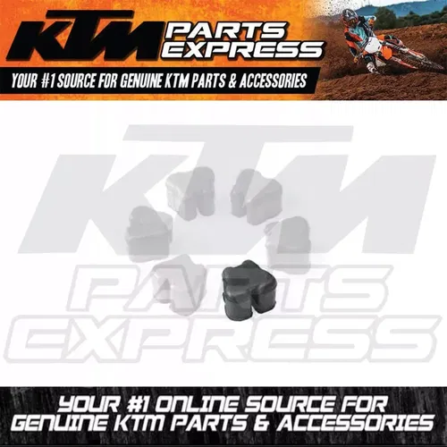 6X NEW OEM KTM RUBBER DAMPING BLOCK '91 X6 690 790 890 1090 1290 DUKE ADVENTURE