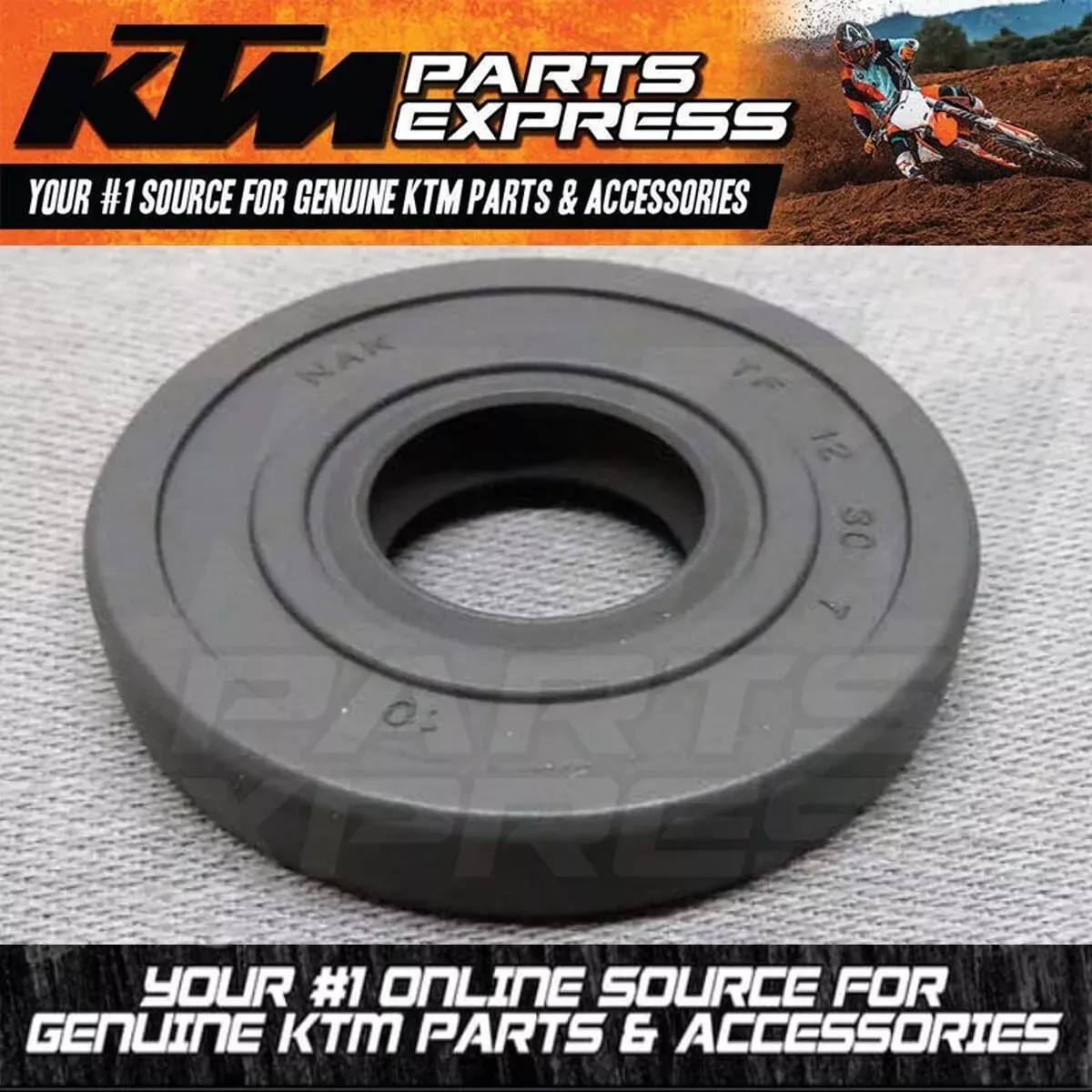 NEW OEM KTM HUSQVARNA SHAFT SEAL RING. 12X30X7 690 DUKE SMC ENDURO 0760123071