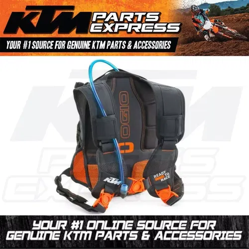 NEW KTM TEAM BAJA HYDRATION bACKPACK 100% POLYESTER 2L BLADDER 3PW240000700