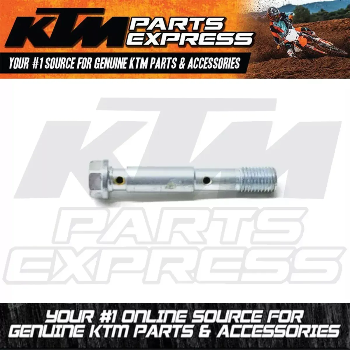 NEW OEM KTM HOLLOW SCREW REAR 65 85 105 SX XC SXS 2009-2022 47013225000