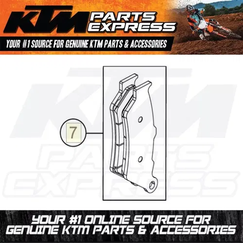 NEW OEM KTM BRAKE PAD FRONT TT282002 GG 690 ENDURO R 2019 - 2022 27013030000