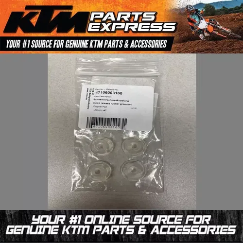 NEW OEM KTM GAS GAS QUICK RELEASE RUBBER GROMMET X4 PACK 150 250 350 450 500