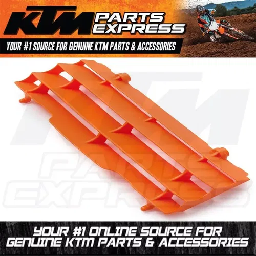 NEW OEM KTM RADIATOR PROTECTION ORANGE 250 300 350 450 500 530 7733503400004