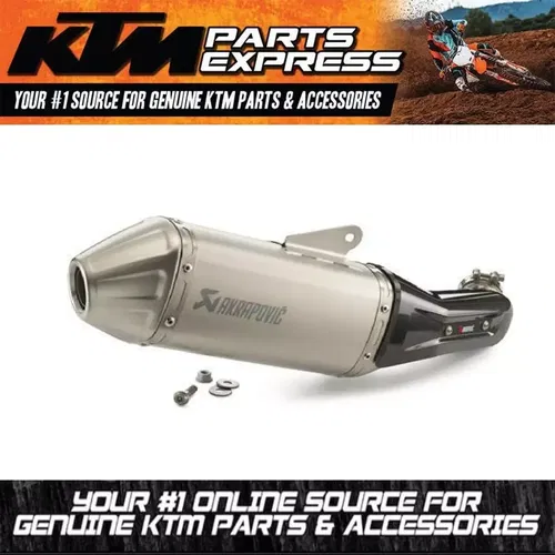 NEW KTM AKRAPOVIC SLIP ON LINE MUFFLER 250 390 ADVENTURE 2020-2022 95805979000