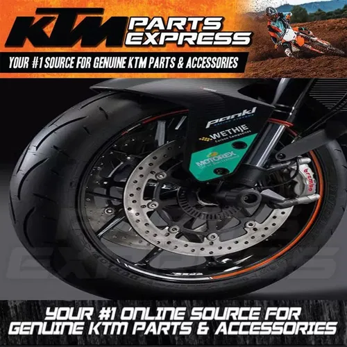 KTM RIM STICKER 17" 125 200 390 690 DUKE 2013-2024 1190 RC8 R 09-16 61309999000