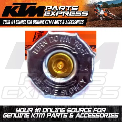 OEM NEW KTM RADIATOR CAP 1.4 BAR 20.3 PSI 85 105 200 250 300 400 450 59035009000