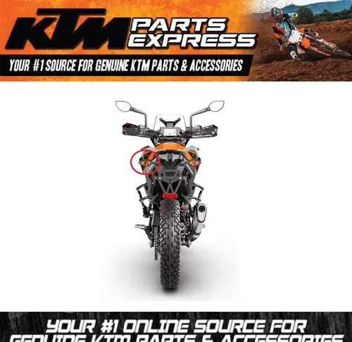 NEW OEM KTM TURN SIGNAL, REAR LEFT 390 ADVENTURE 2020-2024 95814123000