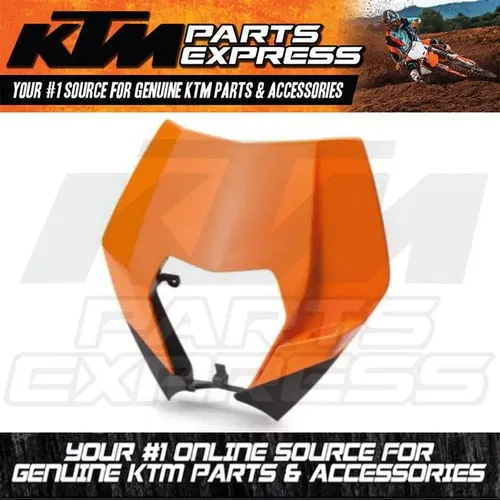 NEW KTM ORANGE PLASTIC HEADLIGHT MASK PLASTIC EXC EXC-R 2008-2016 7800800100004