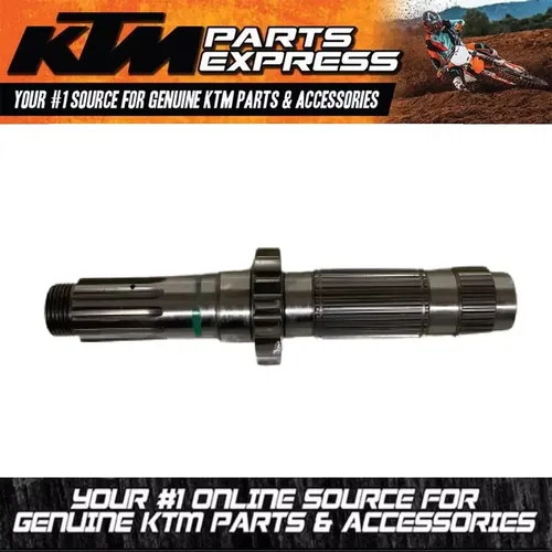 NEW OEM KTM MAIN SHAFT CPL. 14 T 250 350 EXC-F XC-W XCF-W SIX DAYS 77233101100