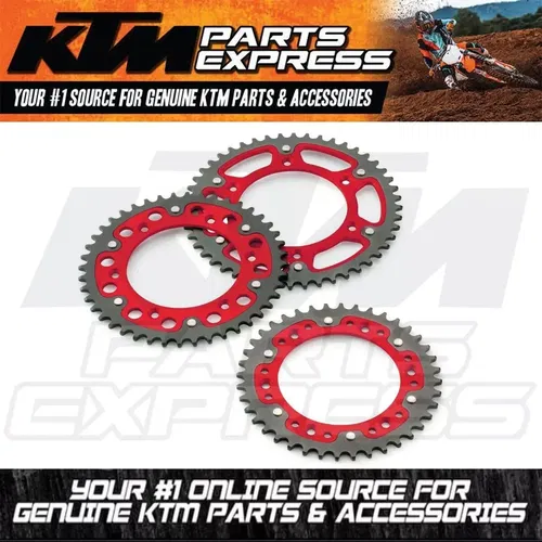 NEW KTM SUPERSPROX ALUMINUM STEALTH REAR SPROCKET (52T) ES EX MC 58410051052FA
