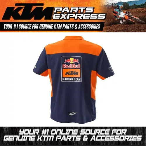 NEW OEM KTM REPLICA TEAM POLO 85%POLYESTER/15%COTTON SIZE XX-LARGE 3RB220021506