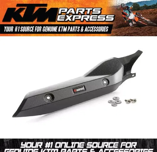 NEW KTM AKRAPOVIC CARBON FIBER EXHAUST HEAT SHIELD 690 SMR ENDURO R 2019 - 2023