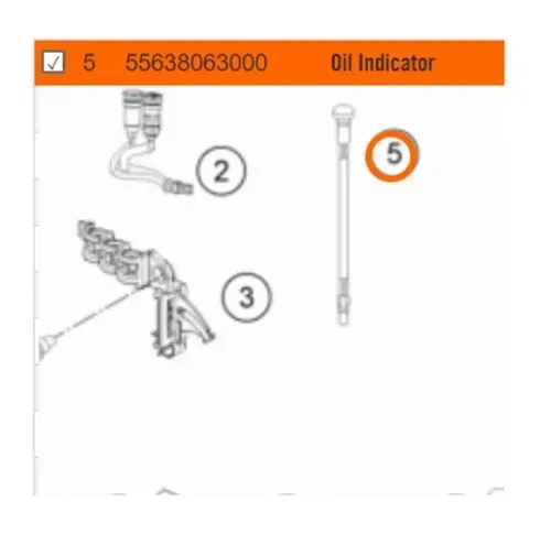 NEW OEM KTM OIL INDICATOR 150 250 300 XC-W XC TPI ERZBERG TE TX EX 55638063000