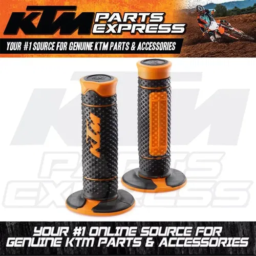 NEW KTM CLOSED END COMPOUND HAND GRIPS 125 150 200 250 350 450 500 78102021000
