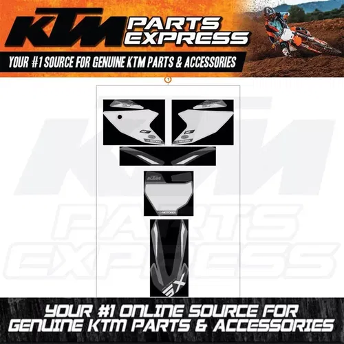NEW KTM GRAPHICS KIT FOR 50 SX FACTORY EDITION 2023 45308099700