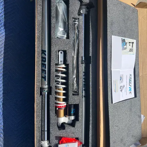 Kreft Moto Suspension Forks And Kashima Coated Shock 