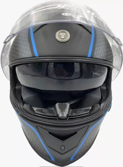 TORC T14B Blinc Bluetooth Helmet Scramble Blue XS - T14B15SCB21