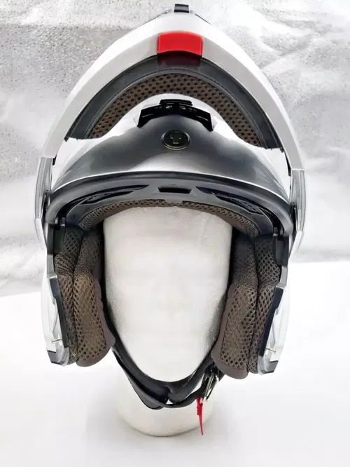 TORC TB27 Modular Helmet w/Blinc Bluetooth Silver Size Large - T27B2324