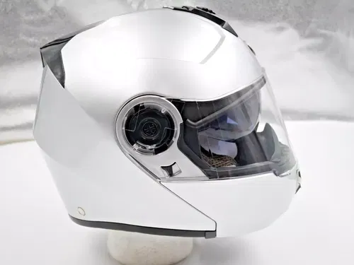 TORC TB27 Modular Helmet w/Blinc Bluetooth Silver Size Large - T27B2324
