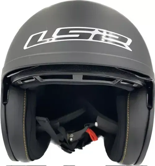 LS2 Helmets Open Face Spitfire Helmet Matte Black Small - 599-1012