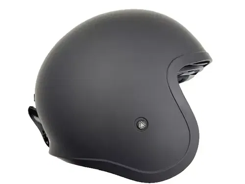LS2 Helmets Open Face Spitfire Helmet Matte Black Small - 599-1012
