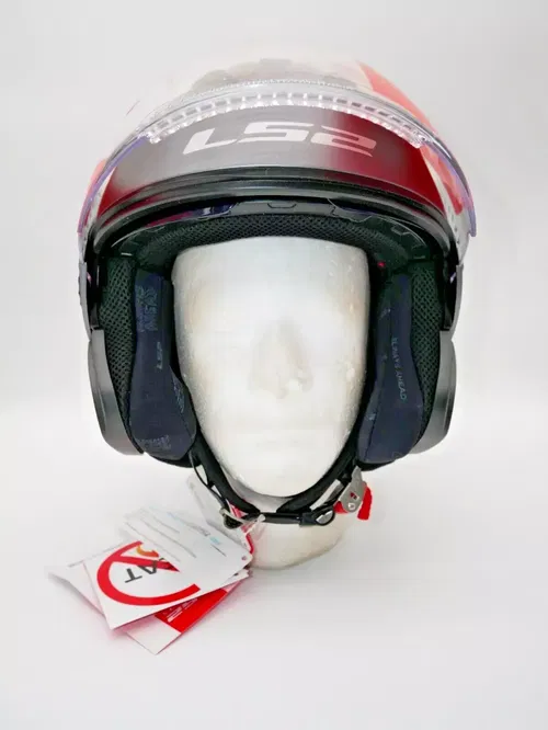 LS2 Helmets Open Face Verso Helmet Matte Titanium Size Small - 570-1032