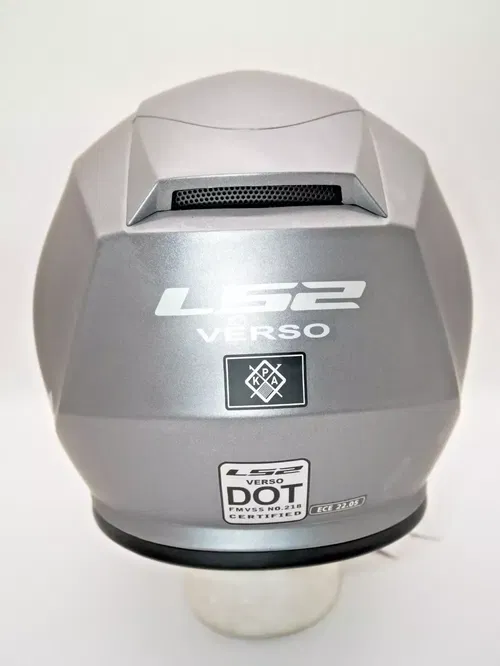 LS2 Helmets Open Face Verso Helmet Matte Titanium Size Small - 570-1032