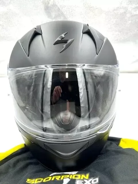 Scorpion EXO-R320 Full Face Motorcycle Helmet Matte Black Size Large -  32-0105