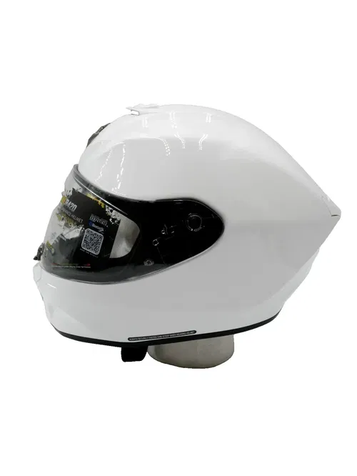SCORPION EXO-R420 HELMET GLOSS WHITE SIZE LARGE - 42-0055